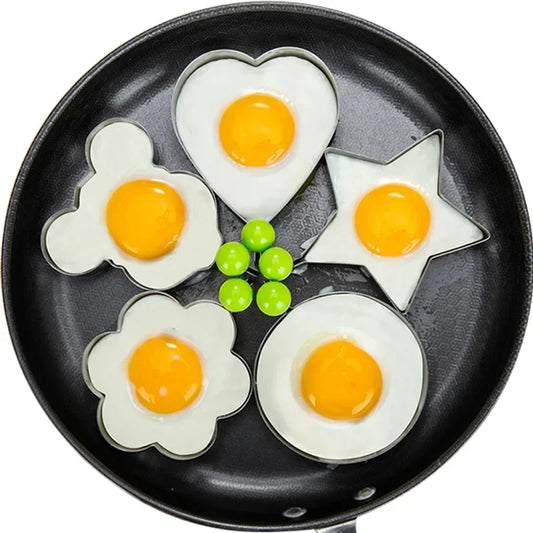 5 Style Stainless Steel Fried Egg Pancake Shaper Kitchen Accessories