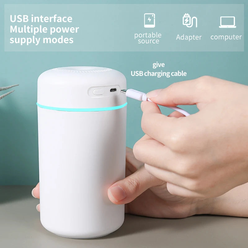 Portable Air Humidifier Essential Aroma Oil humidificadores Home Car